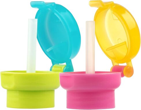 أوريوجو عبوة من قطعتين قابلة للحمل ومضادة للانسكاب ومياه الصودا العصير غطاء دوار لشفاطة شرب آمنة وغطاء مضاد للانسكاب in Kuwait