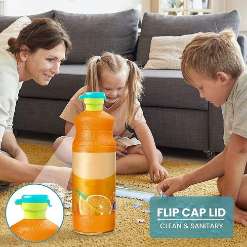 أوريوجو عبوة من قطعتين قابلة للحمل ومضادة للانسكاب ومياه الصودا العصير غطاء دوار لشفاطة شرب آمنة وغطاء مضاد للانسكاب in Kuwait