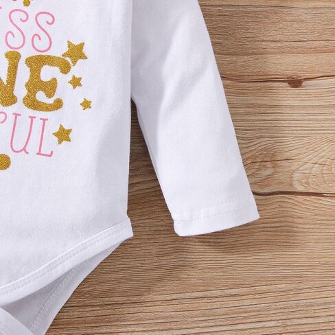 ATCTBOGFS Baby Girl 1st Birthday Cake Smash Toddler Girl Miss Onederful Romper Tutu Skirt with Headband Clothes Set in Kuwait