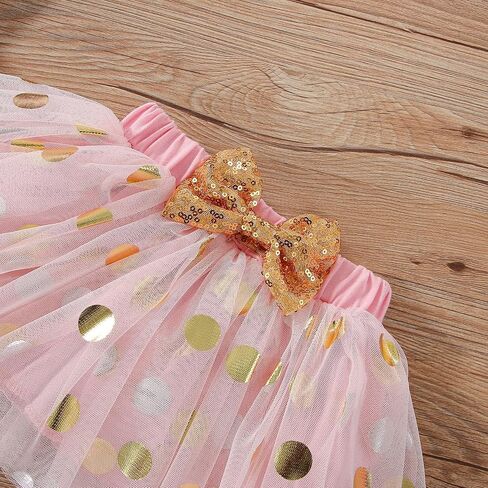 ATCTBOGFS Baby Girl 1st Birthday Cake Smash Toddler Girl Miss Onederful Romper Tutu Skirt with Headband Clothes Set in Kuwait