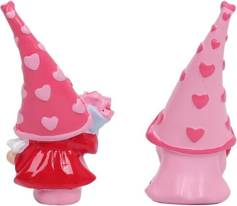 Valentines Day Gnomes Decorations,Indoor Home Decor,2 Packs Valentines Day Gnomes Figurines Decorations, Sweet Valentines Day Gifts for Him Her,Valentines Day Decorations, in Kuwait
