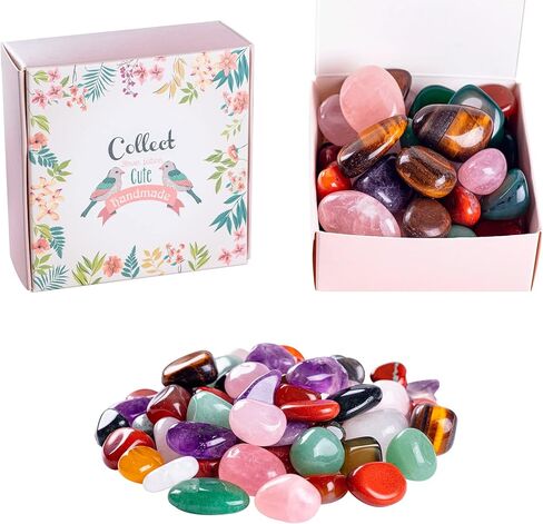 0.5 رطل من أحجار الكوارتز الشفافة والبلورات والصخور السائبة - أحجار كريمة وبلورات غير منتظمة مصقولة طبيعية لشفاء شقرا الويكا وموازنة الطاقة in Kuwait