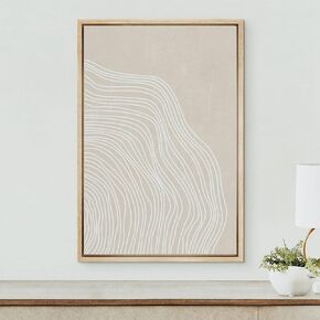 Luna & Luca Homegoods Gold Modern/Minimal Picture Frame (17x22 in) - Clear Acrylic Front - Minimalist Wall Frame for Home, Office, Art Gallery, Museum, etc…