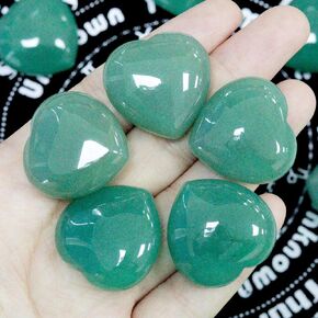 ZHIYUXI 1 بوصة حجر السج شفاء بلورات القلب الحب الحجارة مجموعات الكريستال الطبيعي المصقول جيب النخيل الإبهام الأحجار الكريمة توازن الطاقة التأمل العلاج الهدايا 5 قطع in Kuwait