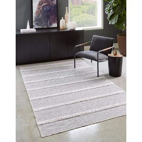 Rugs.com سجادة Sabrina Soto Casa Collection - 6'4 x 9' سجادة عالية باللون الوردي مثالية لغرف النوم وغرف الطعام وغرف المعيشة']