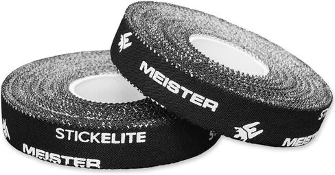 شريط رياضي مسامي احترافي من Meister StickElite لأصابع اليدين والقدمين - 15 ياردة × 1/2 بوصة - أسود - 4 بكرات in Saudi Arabia
