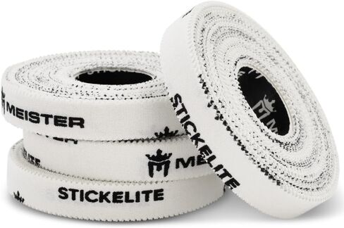 شريط رياضي مسامي احترافي من Meister StickElite لأصابع اليدين والقدمين - 15 ياردة × 1/2 بوصة - أسود - 4 بكرات in Saudi Arabia