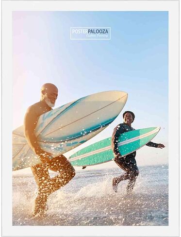 ملصق Palooza 13x16 إطار أبيض من خشب الصنوبر الصلب | أكريليك للأشعة فوق البنفسجية، وألواح دعم من الفوم، وأجهزة تعليق in Kuwait
