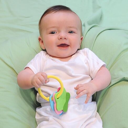 جرين سبراوتس بيبي مفاتيح تسنين متعددة الالوان 3Mo+، قطعة واحدة in Kuwait