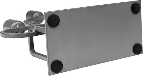 GoCraft Decorative Metal Candle Holder Set | Matte Grey Iron Candlestick Holder Set of 2 Candelabra | Metal Candle Stands for Home Decor, Wedding, Dinning, Party, Anniversary in Kuwait