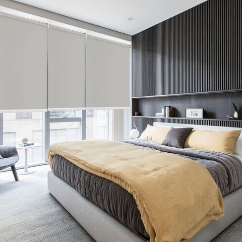 ظلال هوميديمو الدوارة للنوافذ اللاسلكية، ظلال تعتيم الغرفة للمنزل 39 × 72 بوصة، ستائر التعتيم للنوافذ والمكتب والحمام in Kuwait