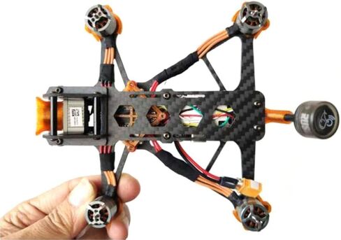 Dragon Frog 3 Inch 139mm Cinewhoop Whoop Frame Kit for DJI Caddx Vista digital hd system RC Drone FPV Racing Carbon fiber Quadcopter Drone Frame in Saudi Arabia