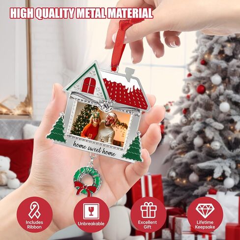 عيد الميلاد الأول لدينا في منزلنا الجديد زخرفة صور عيد الميلاد المخصصة 2023 - زخرفة هدايا عيد الميلاد الأولى لمنزلنا 2023 in Kuwait