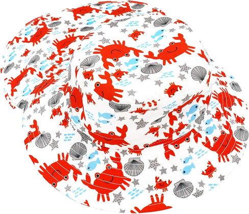 طفل قبعة الشمس مع رفرف الرقبة طفل القبعات للبنين بنات الرضع قبعة الشمس طفل قبعة بحافة لطيف الطفل قبعة الشاطئ UPF 50+ in Kuwait