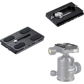 Fotopro Universal Arca-Swiss 40mm Aluminium Quick Release Plate, Easy Tight for Professional Bball Head Tripod, Quick Removable Plate for DSLR Camera&Heavy Lens, Skidproof QR Plate QAL-40 in Kuwait