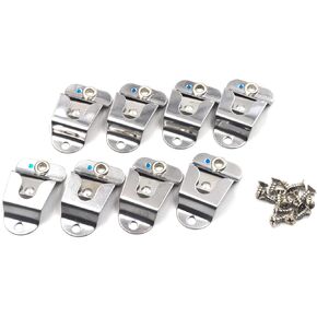 (8-Pack) HLN9073 HLN9073B Mic Microphone Hang Up Clip with Screws Compatible with CB Motorola Radio CDM1250 CDM750 GM300 M1225 GM3688 GTX800 XPR4350 XPR4550 Kenwood TK768G TK868G TM471A Two Way Radios in Kuwait