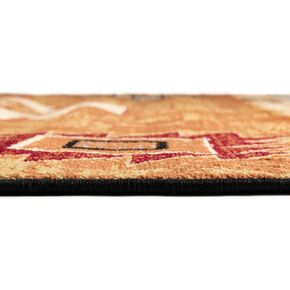 Rugs.com Pioneer Collection Rug – 2' x 3' Brick Medium-Pile Rug Perfect for Living Rooms, Large Dining Rooms, Open Floorplans in Kuwait