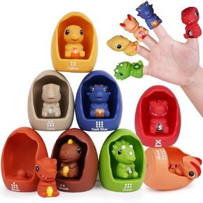 ألعاب العد المطابقة لأرقام الديناصورات الصغيرة، لعبة تعليمية، مجموعة ألعاب الديناصورات للأطفال، دمى الأصابع، التعرف على فرز الألوان، ألعاب المحركات الدقيقة، هدايا أدوات تعليم مونتيسوري in Kuwait