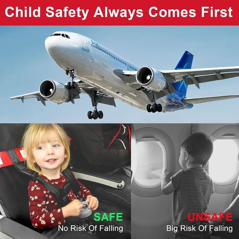 Child Airplane Safety Travel Harness, Airplane Travel Accessories for Kid Toddler, Child Aviation Flight Seat Device in Kuwait