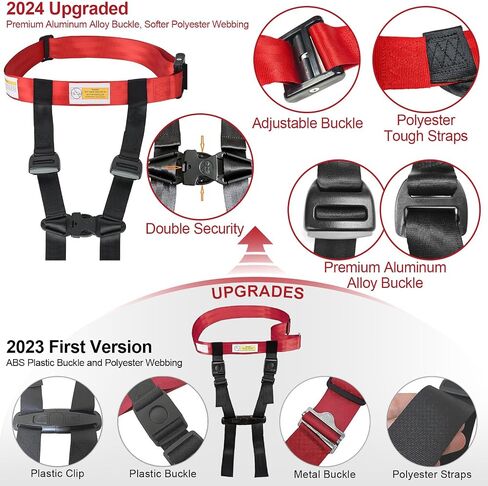 Child Airplane Safety Travel Harness, Airplane Travel Accessories for Kid Toddler, Child Aviation Flight Seat Device in Kuwait