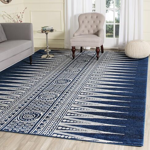 مجموعة SAFAVIEH Evocy مقاس 2'2" x 7' عاجي / برتقالي EVK226S بوهو غير قابل للتساقط في غرفة المعيشة ومدخل الردهة وغرفة النوم وسجادة عداء in Kuwait