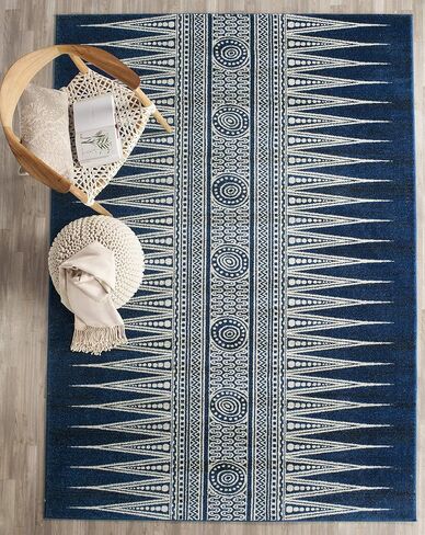 مجموعة SAFAVIEH Evocy مقاس 2'2" x 7' عاجي / برتقالي EVK226S بوهو غير قابل للتساقط في غرفة المعيشة ومدخل الردهة وغرفة النوم وسجادة عداء in Kuwait