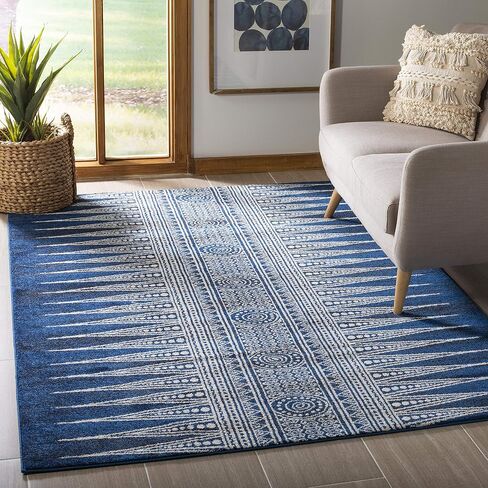 مجموعة SAFAVIEH Evocy مقاس 2'2" x 7' عاجي / برتقالي EVK226S بوهو غير قابل للتساقط في غرفة المعيشة ومدخل الردهة وغرفة النوم وسجادة عداء in Kuwait