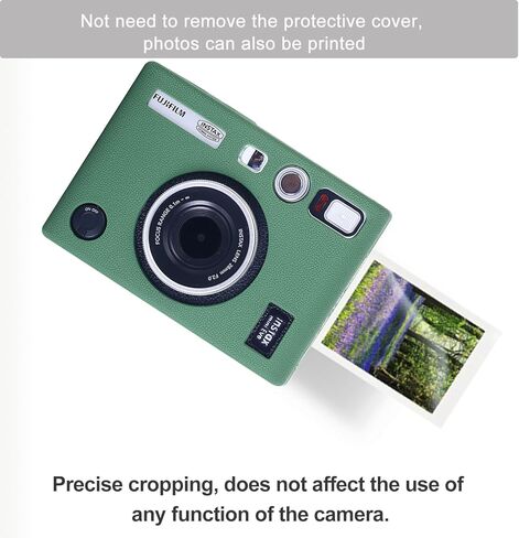 Pocoukate Protective Case for Instax Mini EVO, Soft Silicone Cover Bag with Screen Protector for Fujifilm Instax Mini EVO Instant Camera - Pink in Saudi Arabia