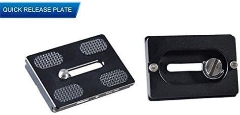 Fotopro Universal Arca-Swiss 40mm Aluminium Quick Release Plate, Easy Tight for Professional Bball Head Tripod, Quick Removable Plate for DSLR Camera&Heavy Lens, Skidproof QR Plate QAL-40 in Kuwait