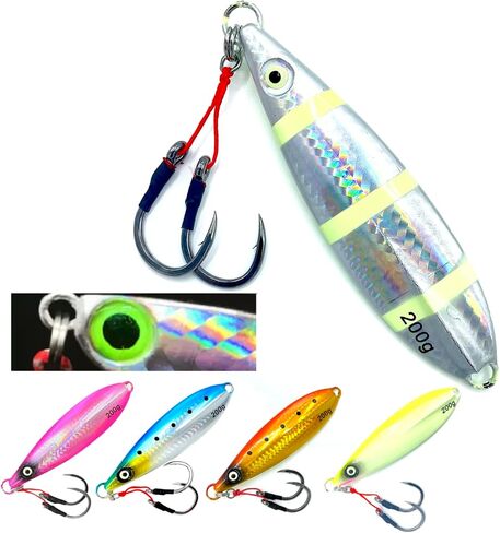 BWH Slow Pitch Jigs and Butterfly Jigs Fishing Lures, Diamond Jigs Saltwater Fishing Jigs, Iron Jig, Deep Jigs, Lures Jigging in Saudi Arabia