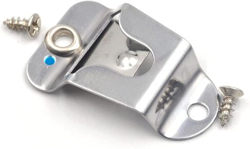 (8-Pack) HLN9073 HLN9073B Mic Microphone Hang Up Clip with Screws Compatible with CB Motorola Radio CDM1250 CDM750 GM300 M1225 GM3688 GTX800 XPR4350 XPR4550 Kenwood TK768G TK868G TM471A Two Way Radios in Kuwait