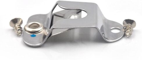 (8-Pack) HLN9073 HLN9073B Mic Microphone Hang Up Clip with Screws Compatible with CB Motorola Radio CDM1250 CDM750 GM300 M1225 GM3688 GTX800 XPR4350 XPR4550 Kenwood TK768G TK868G TM471A Two Way Radios in Kuwait