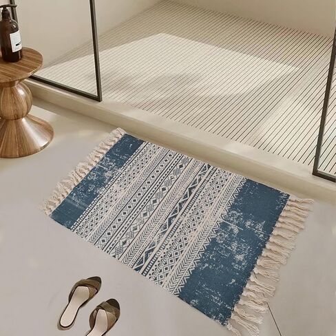 سجاد YRXRUS Valentine Day Boho Area Rugs، سجاد قطني لديكور الغرفة، سجاد شرابة، 23.6 × 35.4 بوصة للحفلات، المعيشة، غرفة النوم، غرفة الغسيل، المطبخ، ديكور المنزل المدخل in Saudi Arabia