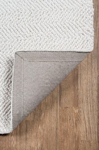 Erin Gates by Momeni Ledgebrook Washington Ivory Hand Woven Polyester Area Rug 3'9" X 5'9" in Saudi Arabia