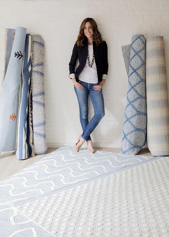 Erin Gates by Momeni Ledgebrook Washington Ivory Hand Woven Polyester Area Rug 3'9" X 5'9" in Saudi Arabia