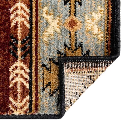 Rugs.com Pioneer Collection Rug – 2' x 3' Brick Medium-Pile Rug Perfect for Living Rooms, Large Dining Rooms, Open Floorplans in Kuwait