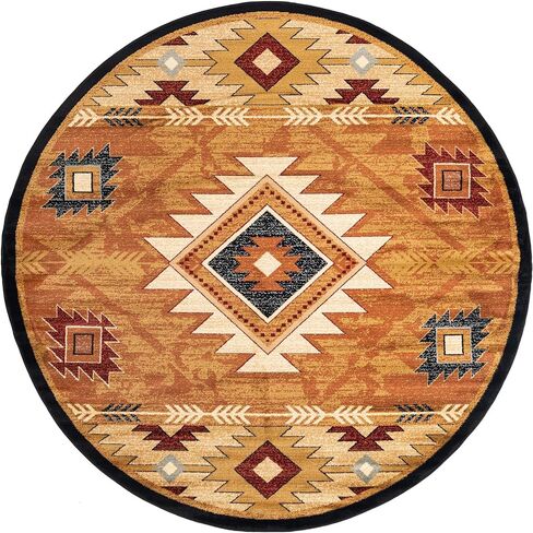 Rugs.com Pioneer Collection Rug – 2' x 3' Brick Medium-Pile Rug Perfect for Living Rooms, Large Dining Rooms, Open Floorplans in Kuwait