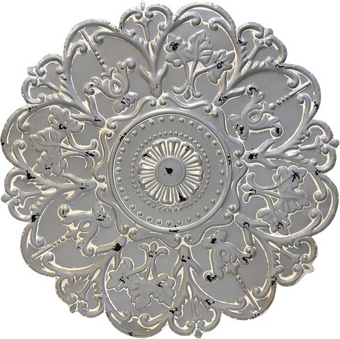 ديكور حائط Stratton Home Decor S07730، عرض × 0.75 عمق × 28.00 ارتفاع، رمادي in Saudi Arabia