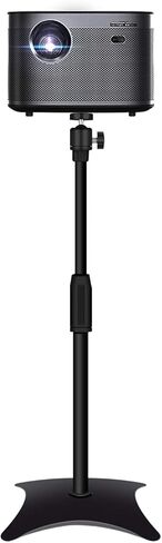 Universal Projector Tripod Stand Black, Up to 49 Inch Extendable Tripod, Floor Stand Holder - Compatible with Most Single Hole Projector, DSLRs, Digital Cameras and Action Cameras in Kuwait