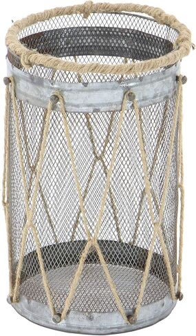 Deco 79 Metal Lantern with Intricate Scroll Work, Set of 2 12", 9"H, Beige in Kuwait