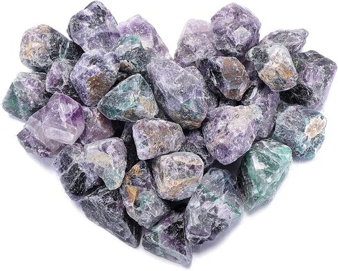 مانيفو بلورات طبيعية خام أحجار كريمة خام ريكي شفاء كريستال نيزك حجر كوارتز خام لمجموعة التأمل موازنة الشاكرا (2-4 سم/460 جرام) in Kuwait