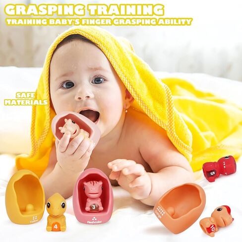 ألعاب العد المطابقة لأرقام الديناصورات الصغيرة، لعبة تعليمية، مجموعة ألعاب الديناصورات للأطفال، دمى الأصابع، التعرف على فرز الألوان، ألعاب المحركات الدقيقة، هدايا أدوات تعليم مونتيسوري in Kuwait