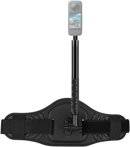 كامنون حزام تثبيت حزام الخصر + عصا سيلفي بديلة قابلة للتعديل لكاميرا جو برو هيرو 11/10/9/8/اوسمو بوكيت/انستا 360 ون/اكس/اكس 2/اكس 3 in Kuwait