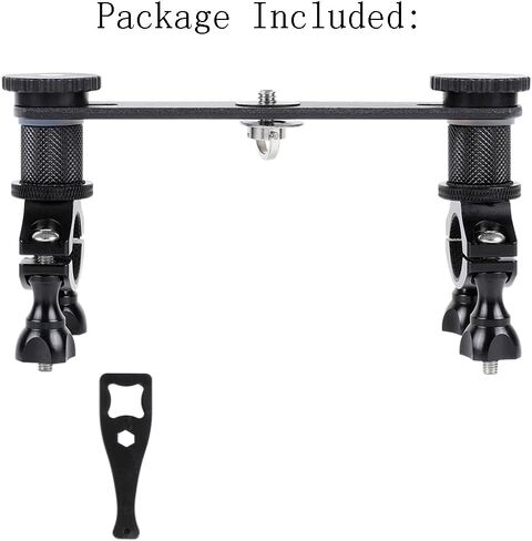 Leenconghui Bike Handlebar Clamp Mount for Mobile Phone stabilizer, Compatible with DJI OM6/OM5/SE/OM4/OSMO Mobile 3/Feiyu/Zhiyun Smooth Q and Other Phone Gimbal Stabilizer in Saudi Arabia
