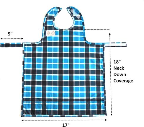 Bib-On, Full-Coverage Bib and Apron Combination for Infant, Baby, Toddler Ages 0-4. in Saudi Arabia
