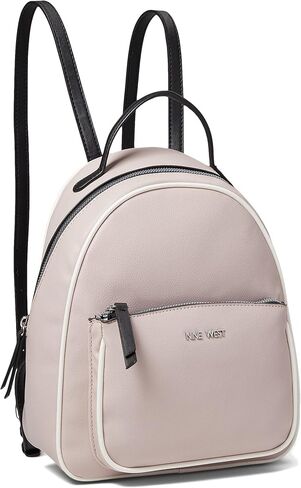 NINE WEST Sloane Medium Backpack Mocha Logo One Size in Kuwait