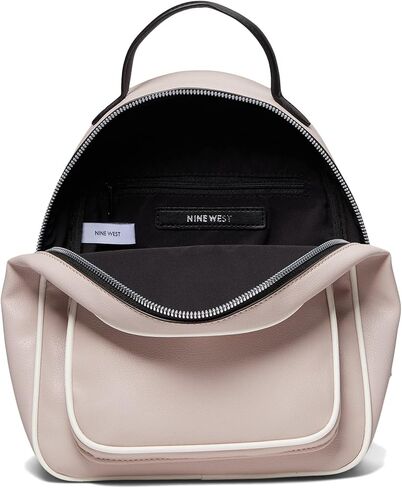 NINE WEST Sloane Medium Backpack Mocha Logo One Size in Kuwait