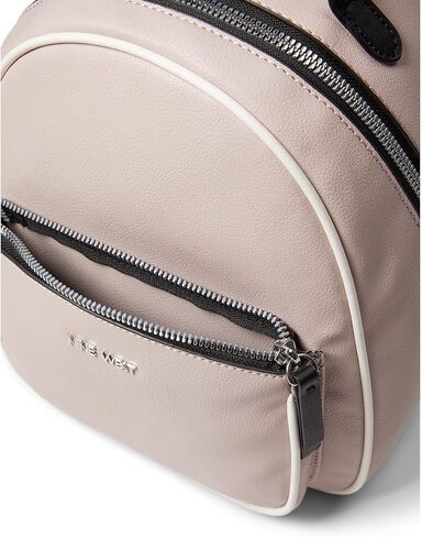 NINE WEST Sloane Medium Backpack Mocha Logo One Size in Kuwait
