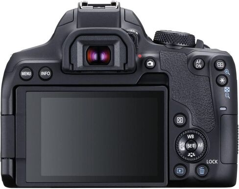 Canon EOS Rebel T8i DSLR Camera with 18-55mm Lens (3924C002) + Canon EF 50mm Lens + 64GB Memory Card + Color Filter Kit + Case + Filter Kit + Corel Photo Software + LPE17 Battery + More (Renewed) in Saudi Arabia