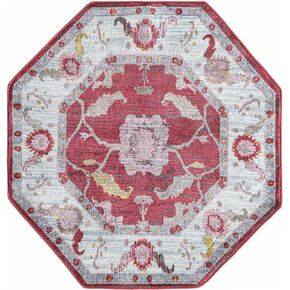 Rugs.com سجادة Paragon Collection - سجادة دائرية متوسطة الحجم بطول 3 أقدام مثالية للمطابخ وغرف الطعام